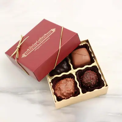 4 Piece Chocolate Boxes view 3