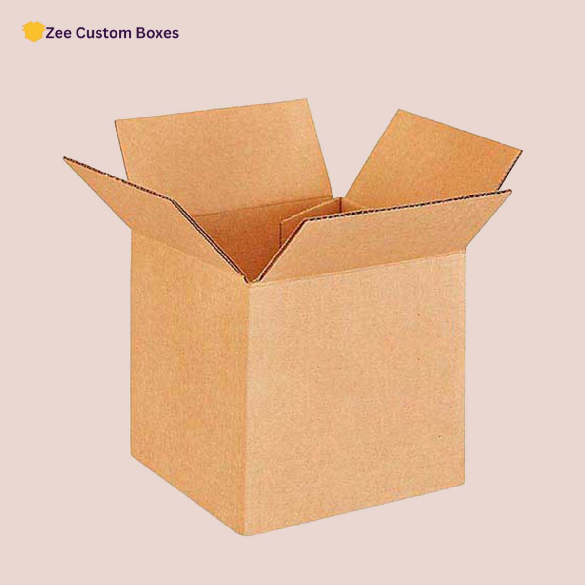 4x4x4 Corrugated Boxes view 2