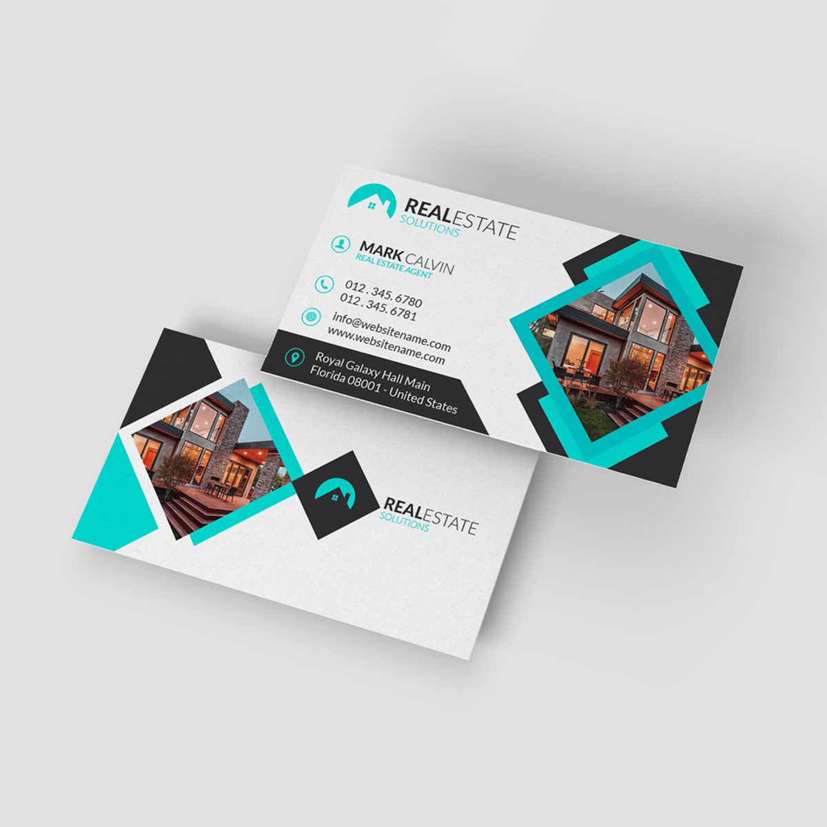Best Real Estate Agent Business Cards view 3