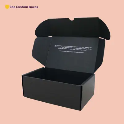 Black Cardboard Boxes - ZEE Custom Boxes AU