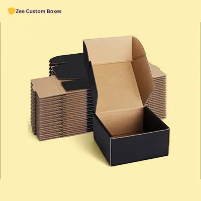 Black Corrugated Boxes view 4