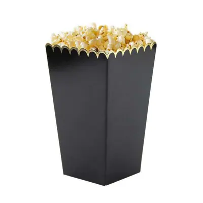 Black Popcorn Boxes view 4