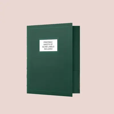 Blank Presentation Folders view 2