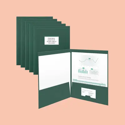 Blank Presentation Folders view 3