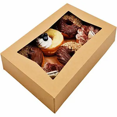 Brown Bakery Boxes view 1