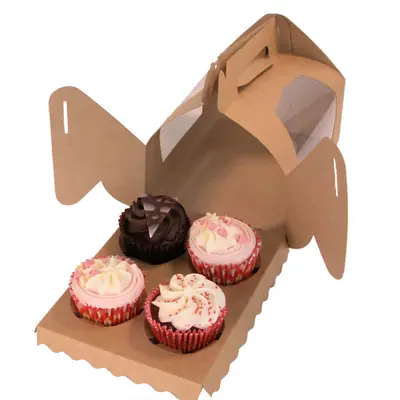 Brown Cake Boxes view 3
