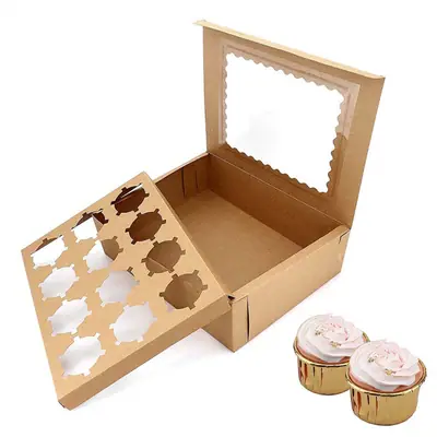 Brown Cake Boxes view 4