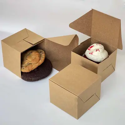Brown Paper Boxes view 2