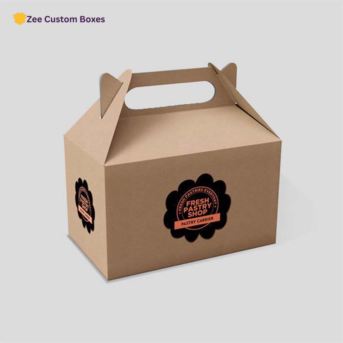 Cardboard Boxes With Handle - ZEE Custom Boxes AU