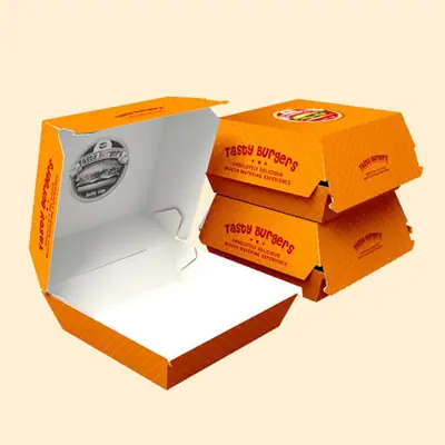 Cardboard Burger Boxes view 4