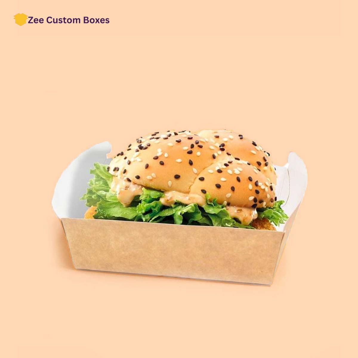 Cardboard Burger Trays view 2