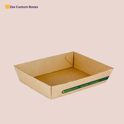 Cardboard Food Trays - ZEE Custom Boxes AU