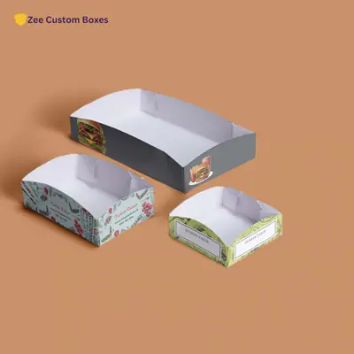 Cardboard Paper Serving Trays - ZEE Custom Boxes AU