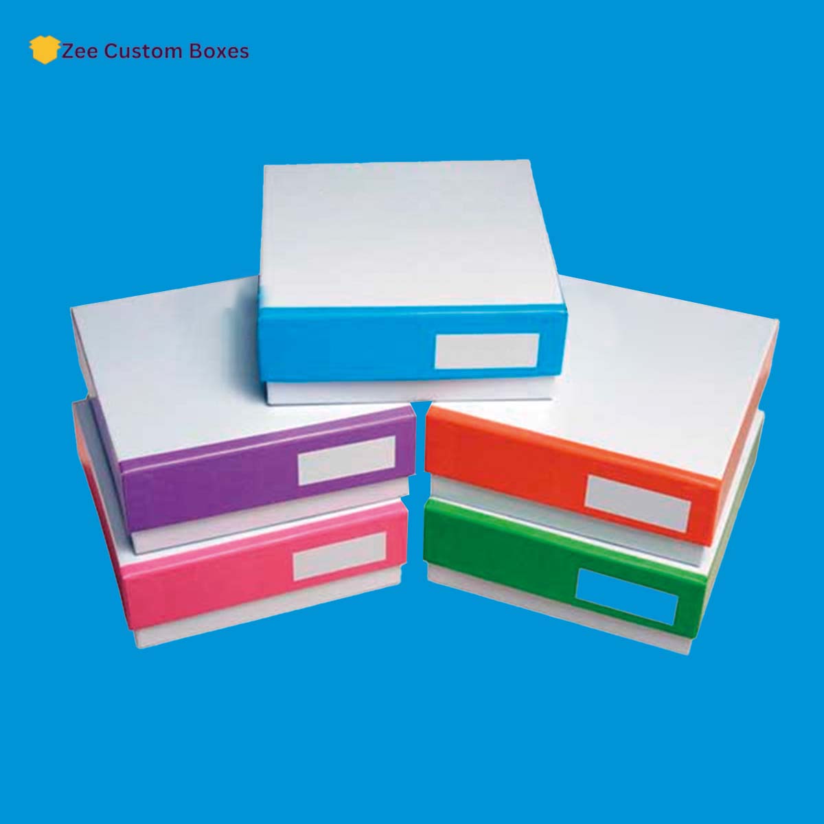 Colored Cardboard Boxes view 3