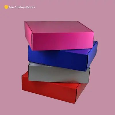 Colored Cardboard Boxes view 4