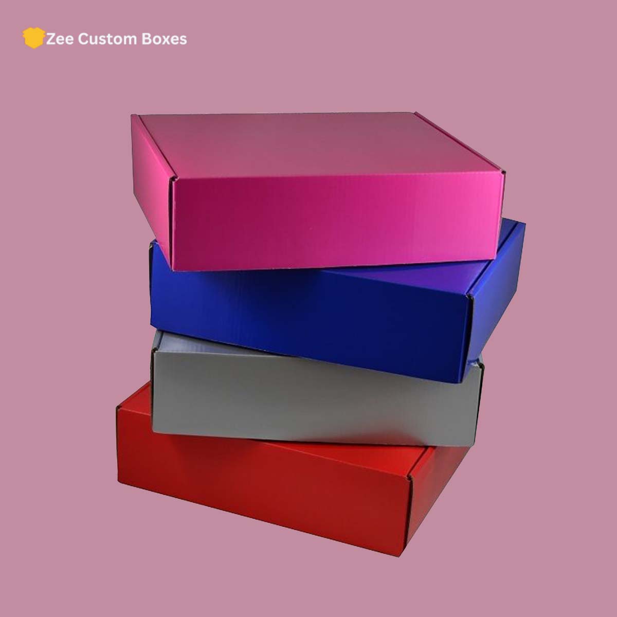 Colored Cardboard Boxes view 4