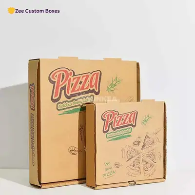 Corrugated Pizza Boxes - ZEE Custom Boxes AU