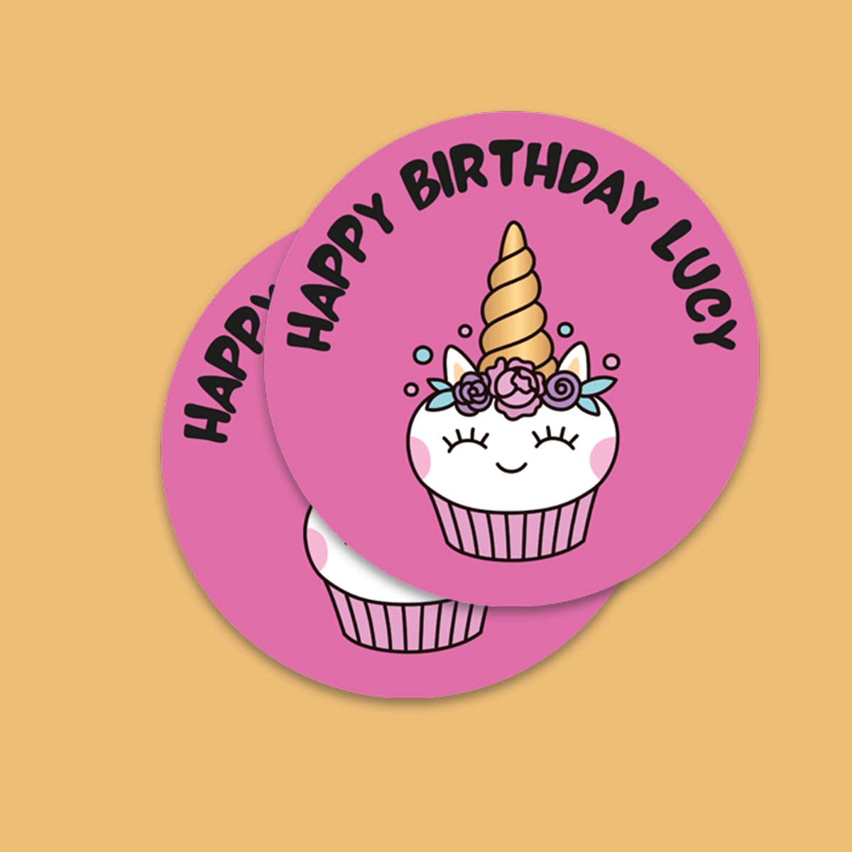 Custom Birthday Stickers Labels - ZEE Custom Boxes AU