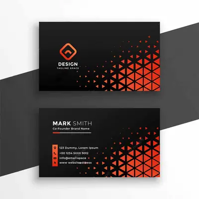 Custom Black Business Cards - ZEE Custom Boxes AU