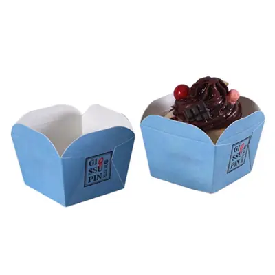 Custom Blue Food Packaging view 2