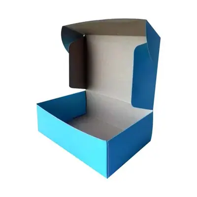 Custom Blue Food Packaging view 3