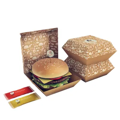 Custom Burger Packaging Boxes view 4