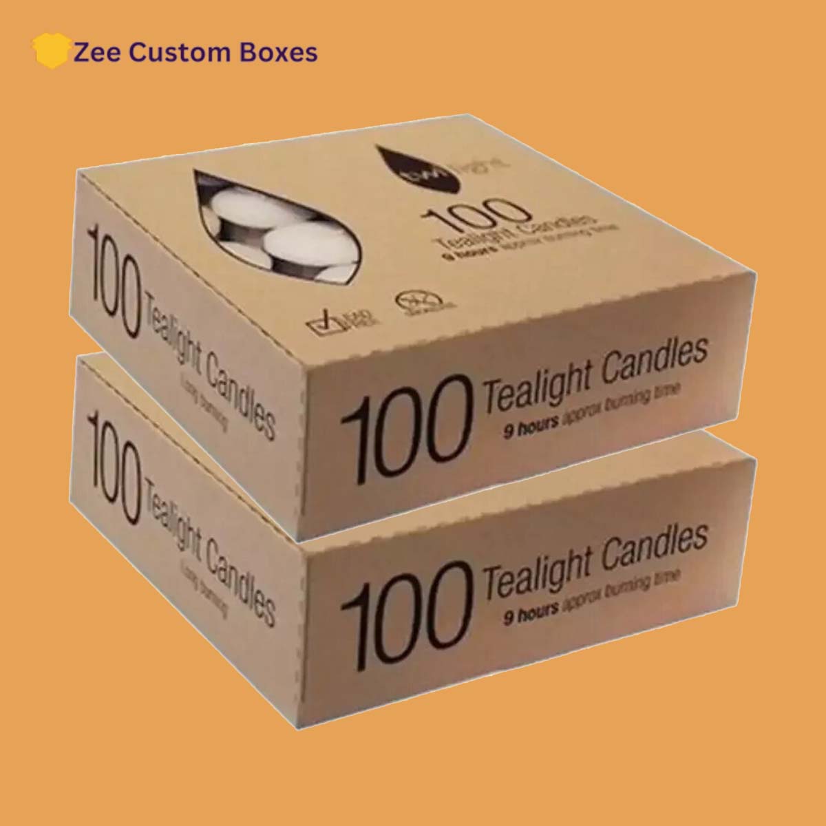 Custom Cardboard Candle Boxes view 2