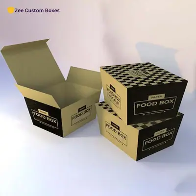 Custom Cardboard Food Boxes Packaging view 2