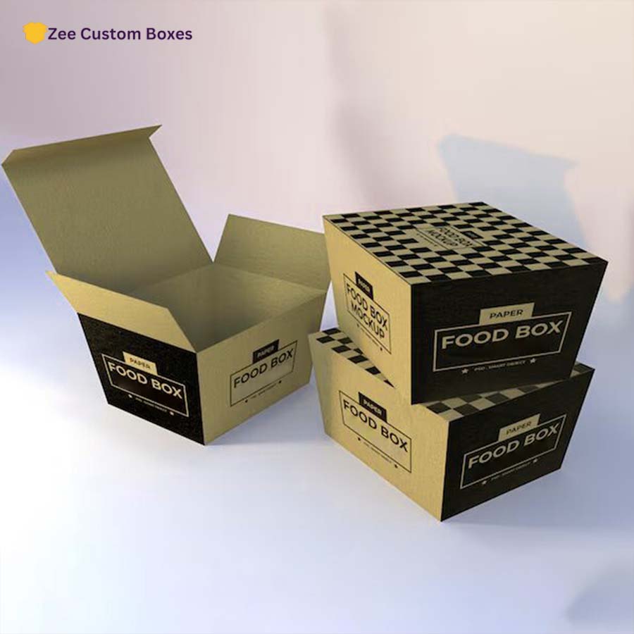 Custom Cardboard Food Boxes Packaging view 2