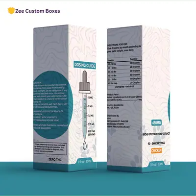 Custom CBD Oil Packaging view 4