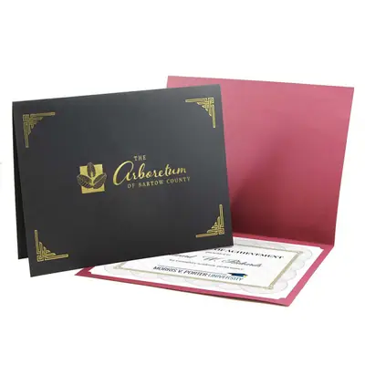 Custom Certificate Folders - ZEE Custom Boxes AU