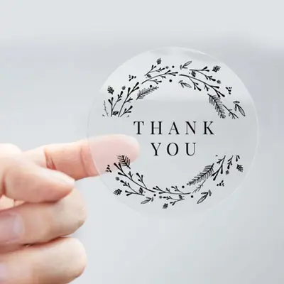 Custom Clear Stickers view 1