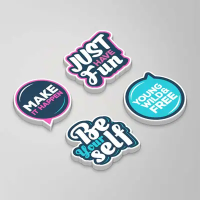 Custom Cut Stickers view 2