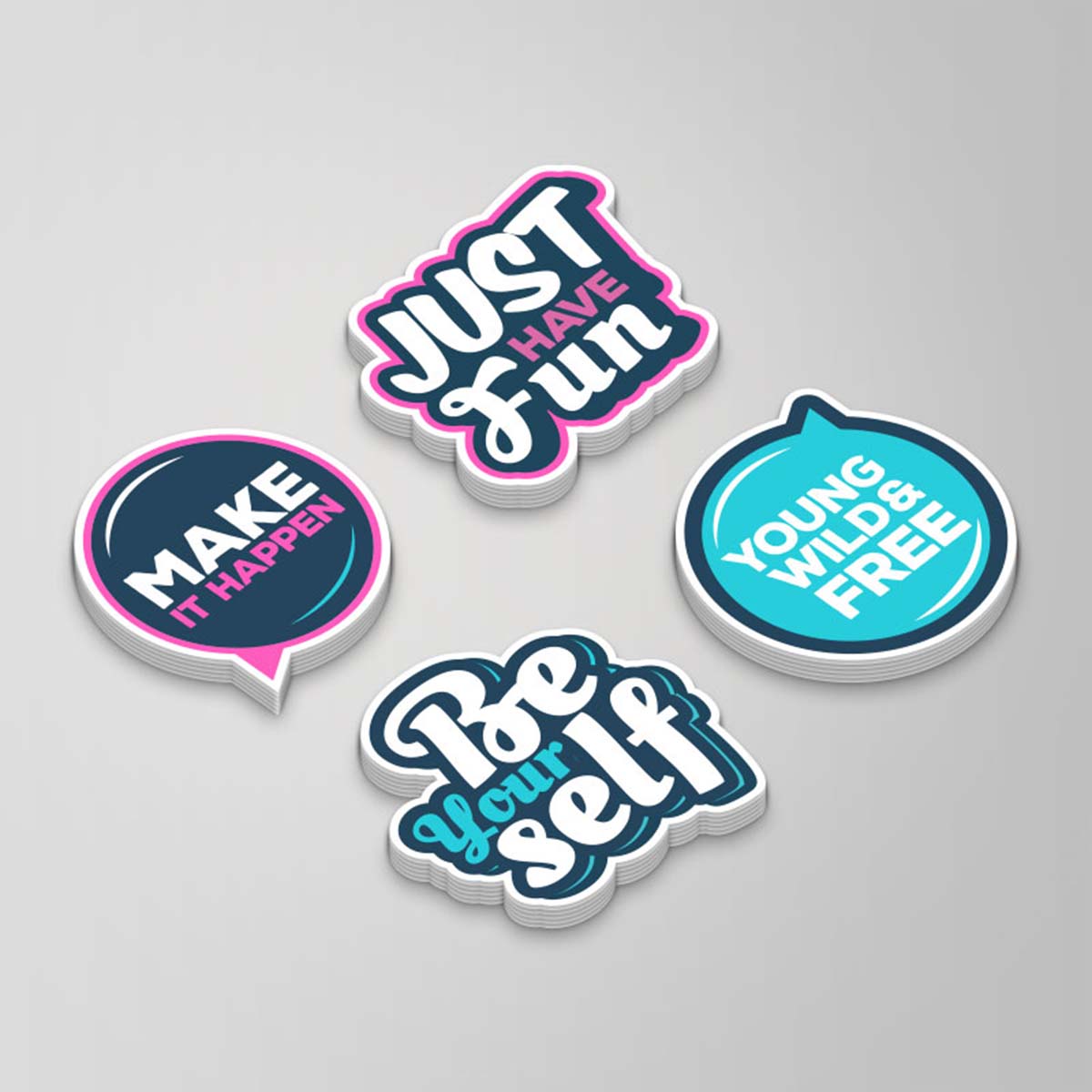 Custom Cut Stickers view 2