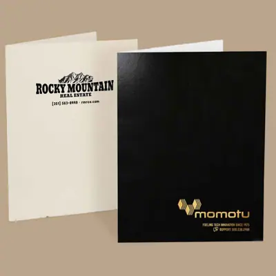 Custom Embossed Folders - ZEE Custom Boxes AU