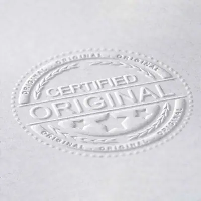 Custom Embossed Stickers view 2