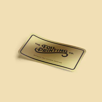 Custom Foil Stickers Labels - ZEE Custom Boxes AU