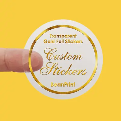 Custom Foil Stickers Labels view 4