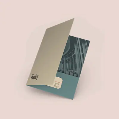 Custom Folders With Pockets view 2
