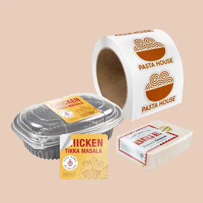 Custom Food Labels Stickers view 2