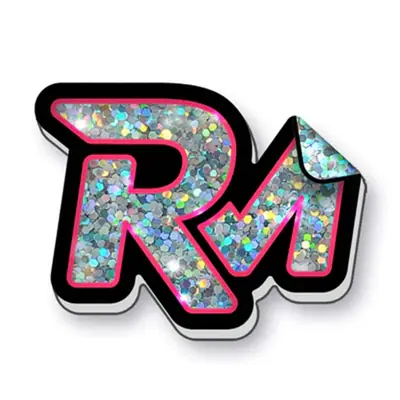 Custom Glitter Stickers - ZEE Custom Boxes AU