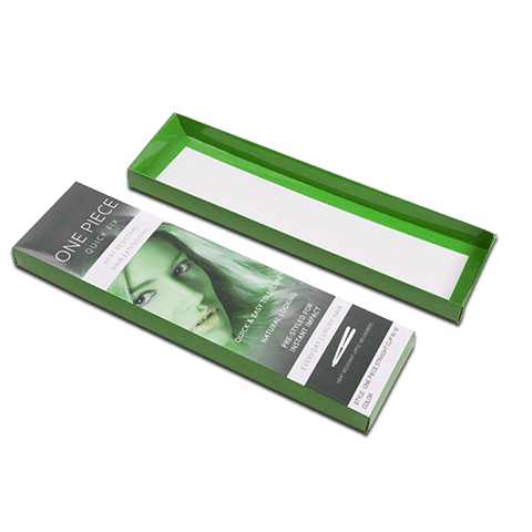 Custom Hair Extension Boxes Packaging view 2