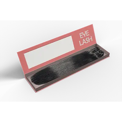 Custom Hair Extension Boxes Packaging view 3