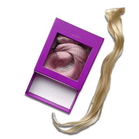 Custom Hair Extension Boxes Packaging view 4
