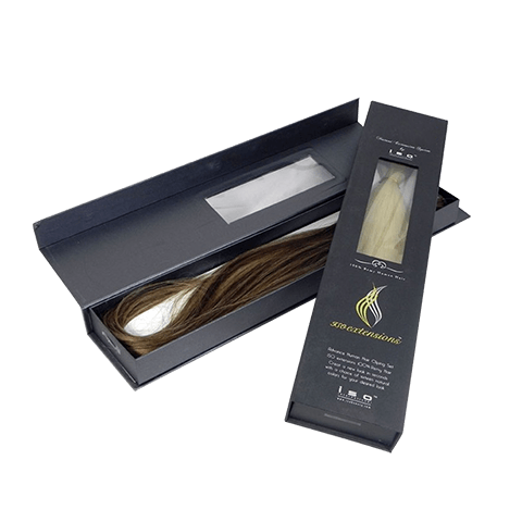 Custom Hair Extension Boxes Packaging view 5