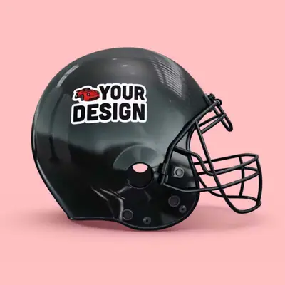 Custom Helmet Stickers view 2