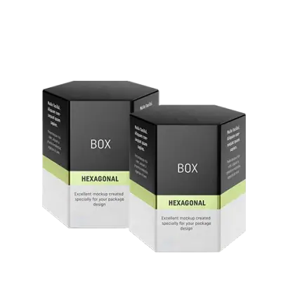 Custom Hexagon Boxes Packaging view 2