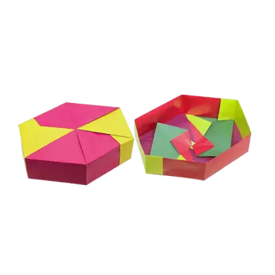 Custom Hexagon Boxes Packaging view 4