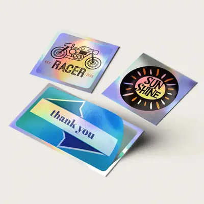 Custom Holographic Stickers view 2