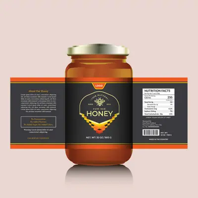 Custom Honey Labels - ZEE Custom Boxes AU